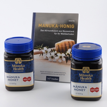 Bild von Geschenk SET MGO 100+ und MGO 400+ Manuka Honig à 500g mit Taschenbuch "Manuka-Honig" 